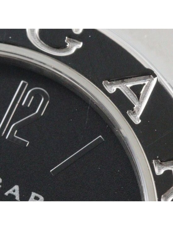 Bvlgari SS Quartz Watch Black